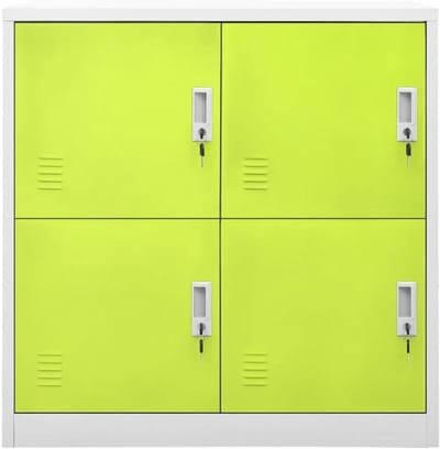 Decoratieve opbergkast - Stalen archiefkast - Veilige opslag - Met geïntegreerd slot - 90 x 45 x 925 cm