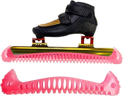 Schaats Beschermers - Schaats Hoezen - Schaatsen Beschermen - Koudebestendig Materiaal - 35 cm - Roze