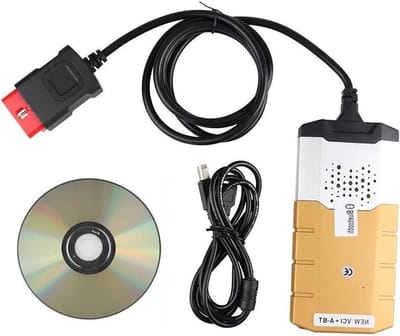Auto Diagnose Apparaat - Foutcode Lezer - Auto Onderhoud - Intelligente Voertuigherkenning - Palmformaat - Geel
