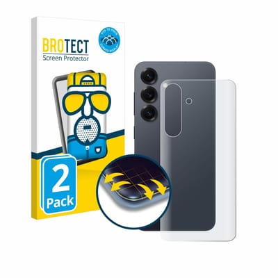 BROTECT - Screenprotector voor Samsung Galaxy S25 (Achterkant) - Folie Beschermfolie matte volledig dekking 2 Stuks