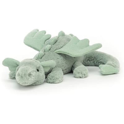 Jellycat knuffel Sage Dragon little