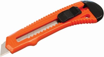Breekmes rood/oranje - 18mm - 48st - afbreekbaar