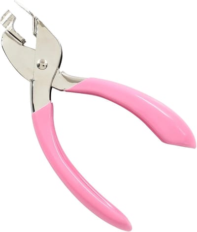 Nietverwijderaar - Nietentrekker - Nietjes Verwijderen - Zwaar Uitgevoerd - 13cm Lengte - Roze