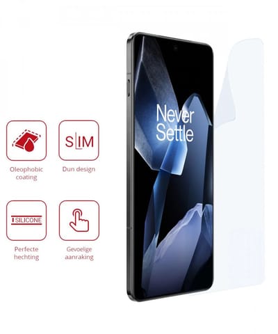 Rosso Screen Protector Geschikt voor OnePlus 13 | Ultra Clear Duo Pack | TPU Folie | Case Friendly Beschermfolie | 2 Stuks
