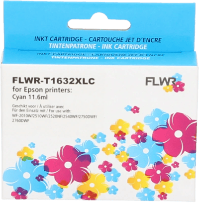 FLWR - Cartridges / Epson 16XL / cyaan / Geschikt voor Epson