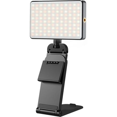Tweekleurig LED-licht Draagbaar Vlog-licht met 1/4 inch schroefdraadgaten 120 stuks kralen CRI meer dan 95 2500K-9000K