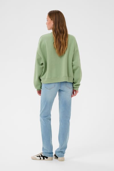 Kaffe KAsussi Sweatshirt Dames Trui - Sea Spray