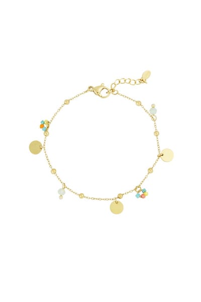 color pop coins armband