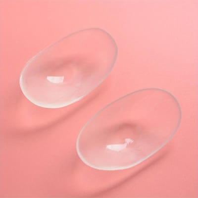 1 Paire Épaulières Antidérapantes en Silicone Naturellement Doux Invisible Rehausseur d'Épaules Coussins Push-Up Réutilisables Auto-Adhésifs Unisexe Transparent