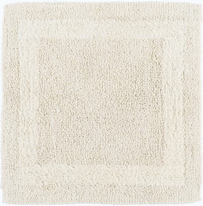 Homescapes douchemat crème 50x50 cm gemaakt van 100% katoen