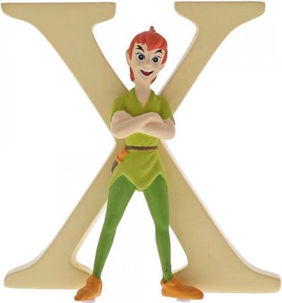 Disney Alfabet - Letter X - als de'X' die de plaats van de schat aanwijst op de kaart - Peter Pan