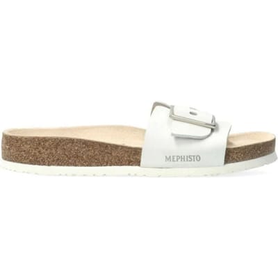 Mephisto Mabel - dames slipper - Wit - maat 35 (EU) 2.5 (UK)