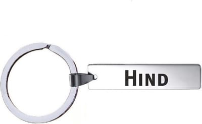 Sleutelhanger Met Naam - Hind - RVS