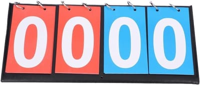 Draagbaar Displaybord voor Sporten, 2/3/4 Digit Flip Nummer voor Tafeltennis, Basketbal en Tijdregistratie met Stapenteller Functie
