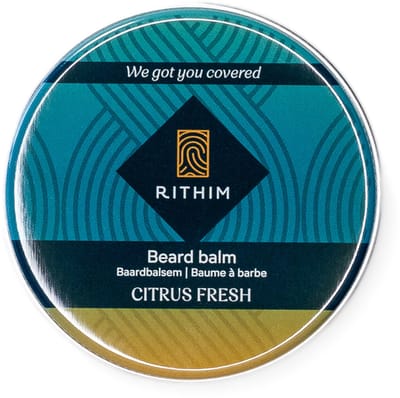 Rithim® Baardbalsem Citrus Fresh 50ml - Baardverzorging - Baard conditioner - Baard balsem - Baard creme - Beard balm