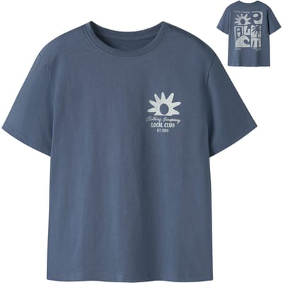 NAME IT - NKMFAKIM SS NREG TOP - Jongens - T-shirts - blauw - maat 122/128