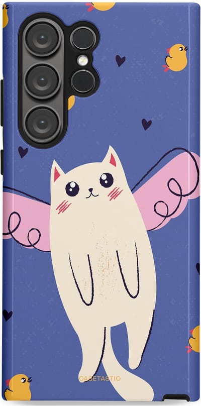 Casetastic Hoesje Geschikt voor Samsung S23 Ultra - Stijlvolle Beschermende Duo-layer Case - Kuikendief
