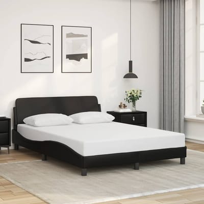 vidaXL - Bedframe - "Dover" - kunstleer - zwart - 120x200 - cm
