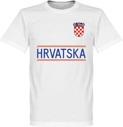 Kroatië Team T-Shirt - Wit - L
