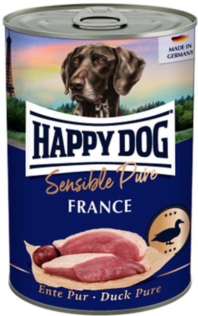Happy Dog Sensible Pure France - Eend - 12 x 400 g