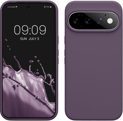 kwmobile telefoonhoesje geschikt voor Google Pixel 11 Pro XL - Hoesje met siliconen coating - Smartphone case in Bleke iris