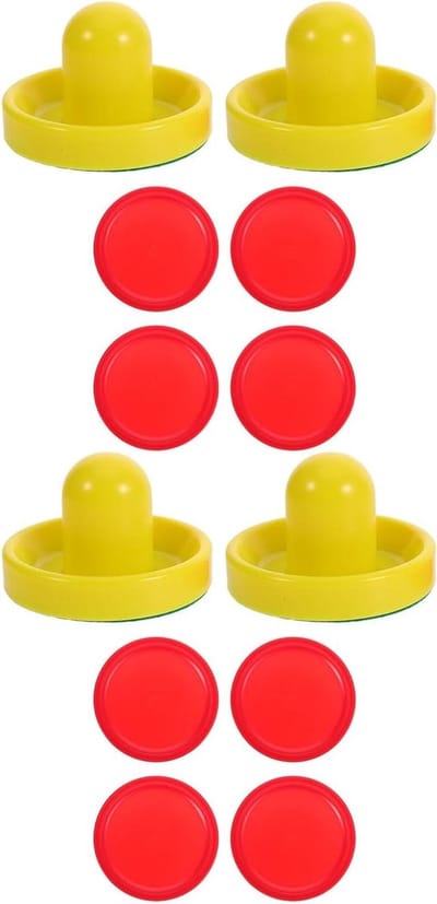 Air Hockey Accessoires Set - Tafel Hockeyonderdelen - Gezinsspelletjes Binnen - Betrouwbare Glijbeweging - 9.6 x 9.6 x 6.3 cm