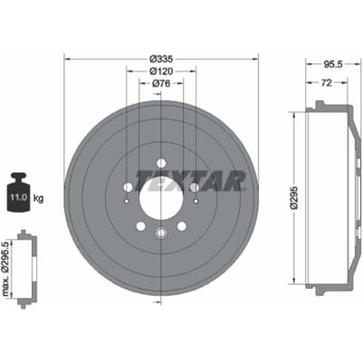 Remtrommel TEXTAR 94043900