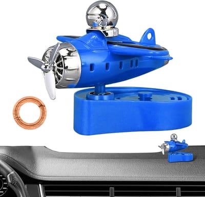Auto Luchtverfrisser - Auto Geur - Auto Interieur - Zonne-energie Aangedreven - 115 x 95 x 9 cm - Blauw