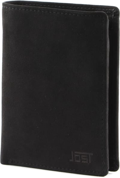 JOST Leren Portemonnee Vaxholm Wallet Black Zwart