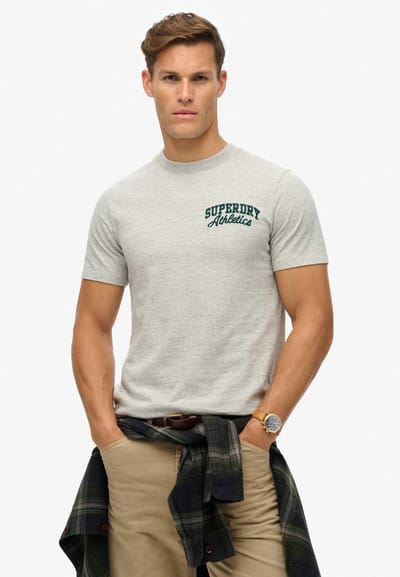 Superdry - Superstate T-shirt met geborduurd logo - Heren - T-shirts