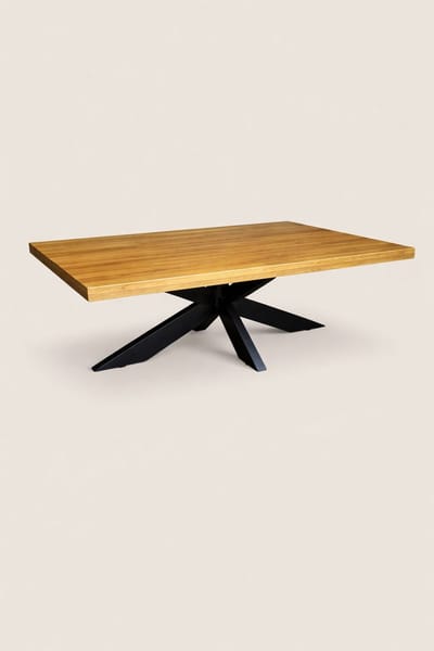 Salontafel 120 cm Mangohout – Rechthoekig – Industrieel