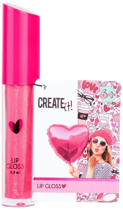 Create It! Lip Gloss - Vanaf 6 jaar - Donker Roze - Meisjes & Jongens - Make Up - Kindermake Up - Watermeloen