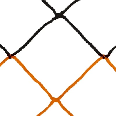 Duo-kleur 11-a-side voetbalnetten PP geweven 4mm enkel mesh 120 honingraat Sporti
