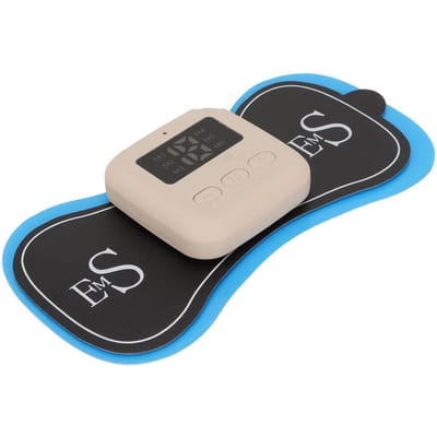 Nekmassagepleister USB Oplaadbaar Waterdicht Meridianen Opruimen Microstroom Vermoeidheid Verlichting Lichaamsmassager Grijs