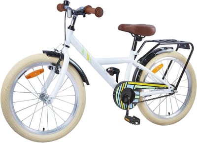 Kinderfiets - Jongensfiets Meisjesfiets - Buitenavonturen Outdoor - Verstelbaar Stuur Zadel - 24 inch - Wit