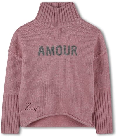 Zadig & Voltaire X60429 Truien & Vesten Meisjes - Sweater - Hoodie - Vest- Roze - Maat 152