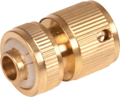 Silverline Snelkoppeling messing - 1/2" vrouwelijk - robuust en duurzaam