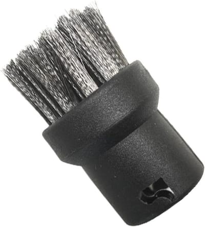 Roestvrij Staal Borstels - Reinigingsborstels Stoomreiniger - Kranen Reinigen - Specifiek voor Karcher - 3 stuks - Zilver