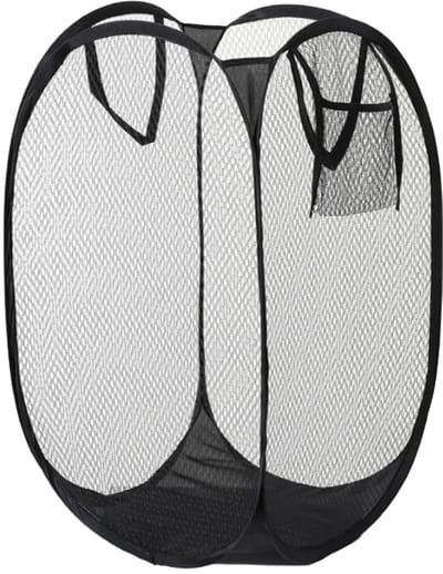 Vt products - Opvouwbare Wasmand - Ruimtebesparend en praktisch - 75L - Duurzaam kunststof - Handgrepen voor gebruiksgemak - Ideaal voor thuis - Inclu
