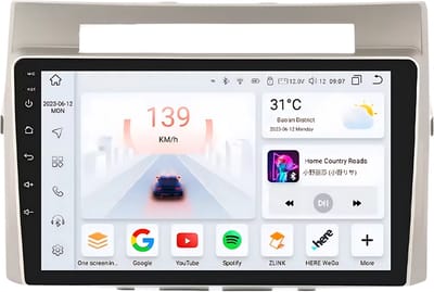 Autoradio met bluetooth - Carplay - Voor Toyota Corolla Verso AR10 (2004-2009) - Geschikt voor Apple en Android - Stereo - Navigatie - Navigatiesysteem auto - 3GB 32GB