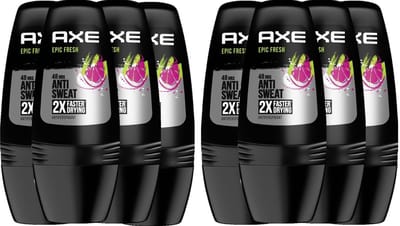 Axe Deo Roller - Epic Fresh - 8 x 50 ml - Voordeelverpakking
