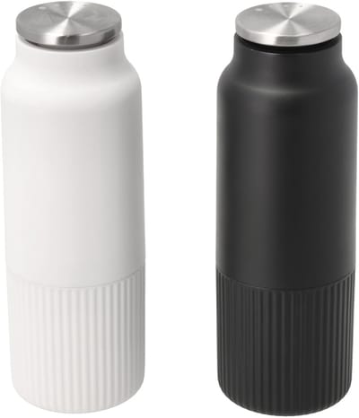 Funktion Peper- en zoutmolenset Dia 5,7 x 16,5 cm 125 ml Zwart/Wit