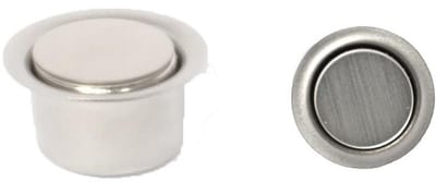 Magneetsluiting - RVS geborsteld - RVS - Dulimex - onzichtbaar, deurdikte min-max 16-30 mm