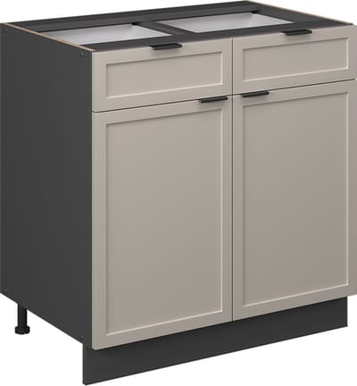 Vicco Fame-Line Keukenonderkast – 80 cm zonder werkblad GrijsBeige