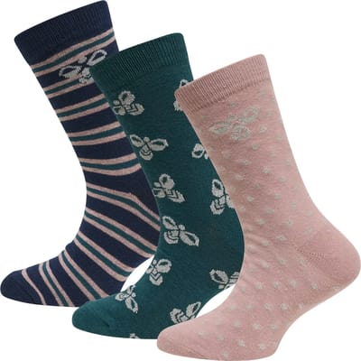 Hummel kindersokken Hmlalfie Sock, set van 3 stuks 215700