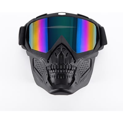 Tactische schedelmondmasker motorfiets off-road winddichte bril helmbril rijbril