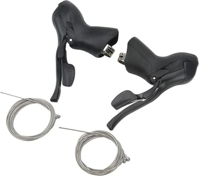 3 x 7 Versnellingscontroller Remhendels voor Racefietsen, Dubbele Remhendels en Versnellingshendels Set voor Links en Rechts