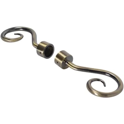Decomode Eindkop Curl Antraciet 20mm 2x
