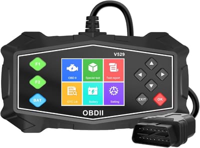 OBD2 Scanner - Autodiagnose Tool Foutcodelezer - Auto Onderhoud - Meertalige Ondersteuning - 1 kg - Zwart