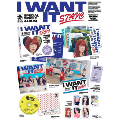 Selecteer POB STAYC Special Single I WANT IT No POB Random blue